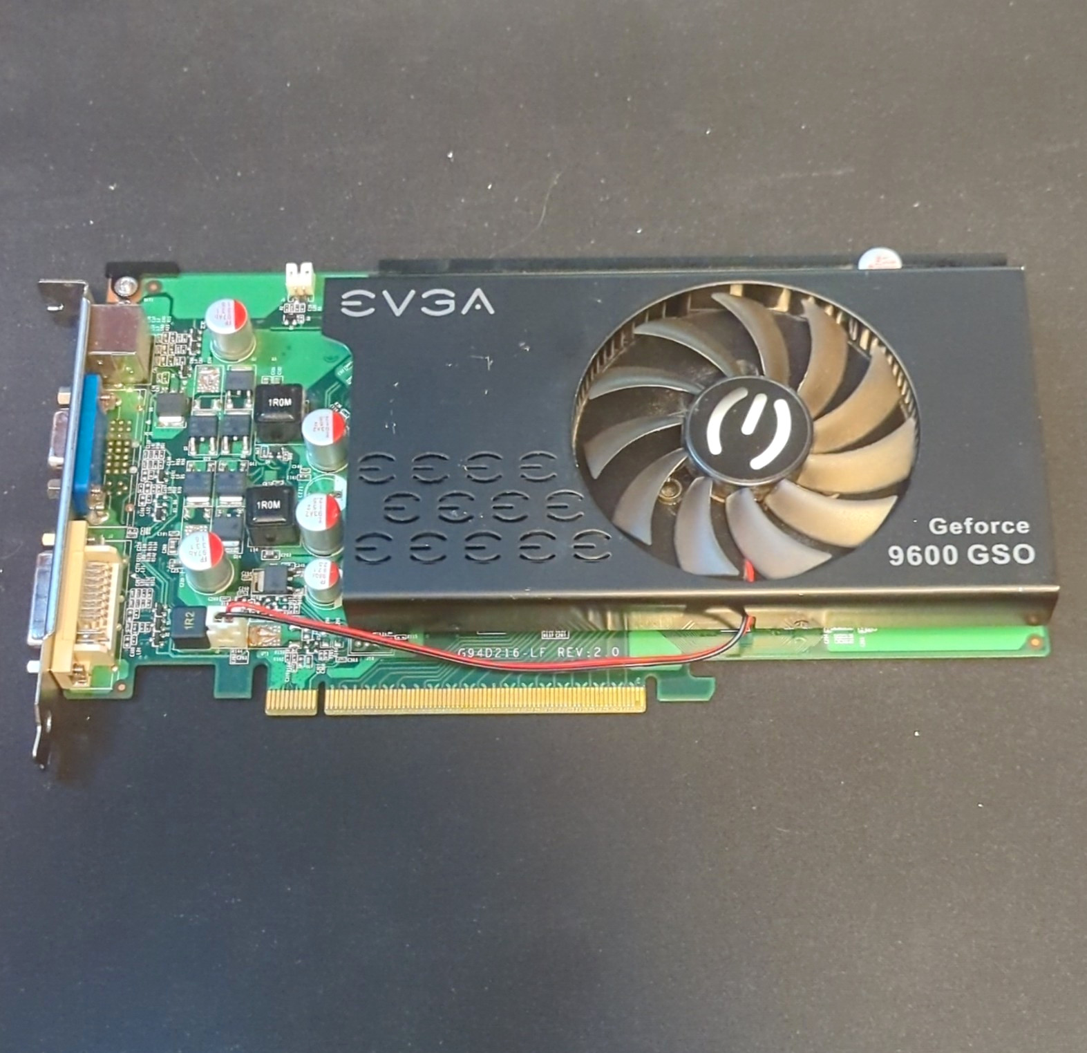 EVGA GeForce 9600 GSO 768MB GDDR3 PCIe x16 DVI VGA DirectX 10