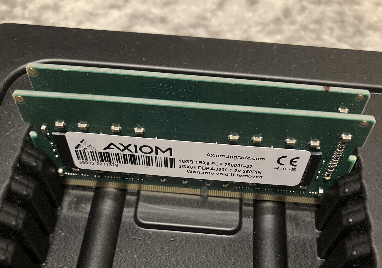 Axiom 16GB 1Rx8 PC4-25600S-22 2GX64 DDR-3200 260 PIN M1007