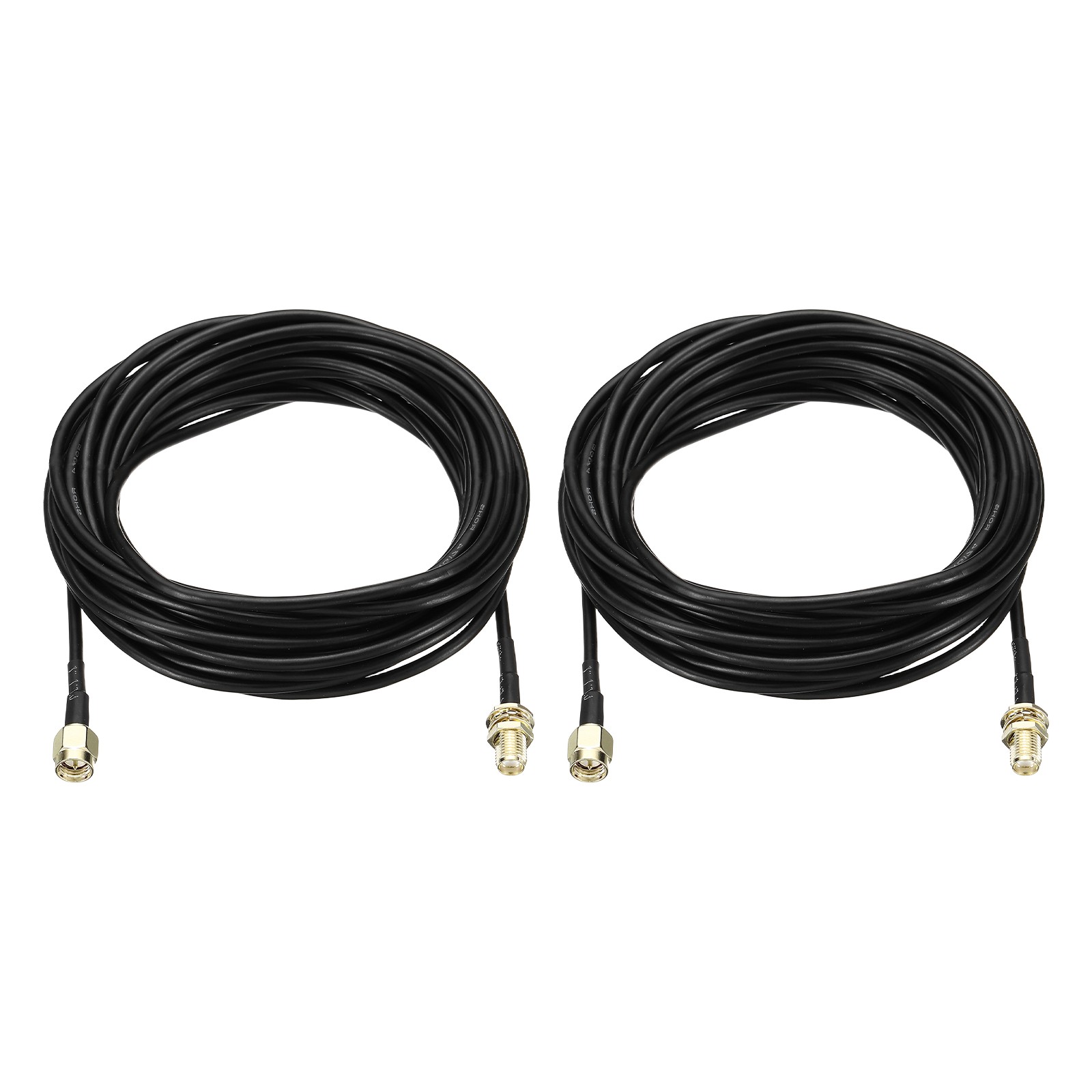 Antenna Extension Cable, 2Pcs 16.4FT RP-SMA Male to RP-SMA Female