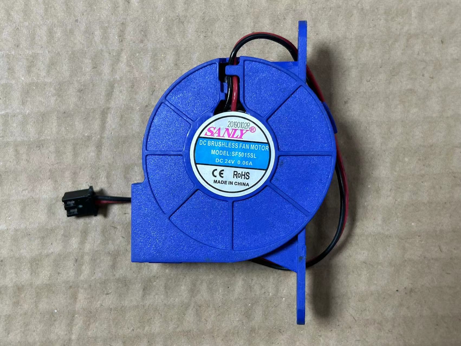 1pcs new For SANLY SF5015SL 24V 0.07A 5CM long foot turbo fan