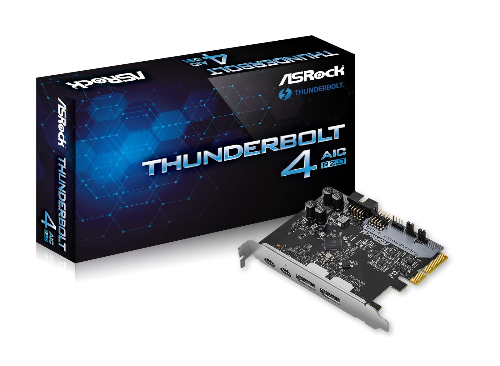 ASRock Thunderbolt 4 AIC R2.0 Extension Board Intel 500 Series Motherboard NEW