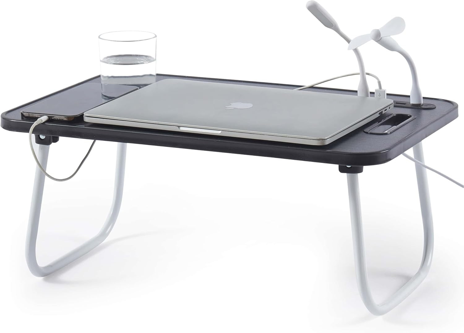 Nestl Foldable Lap Desk Portable Laptop Stand for Bed Couch Reading Writing