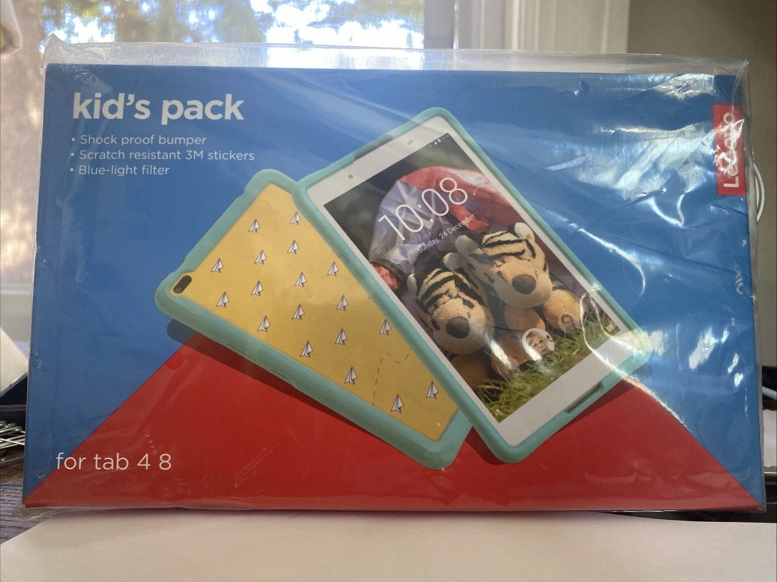 Lenovo Tab 4-Plus 8" Kid  Pack Shock Proof  3M Sticker
