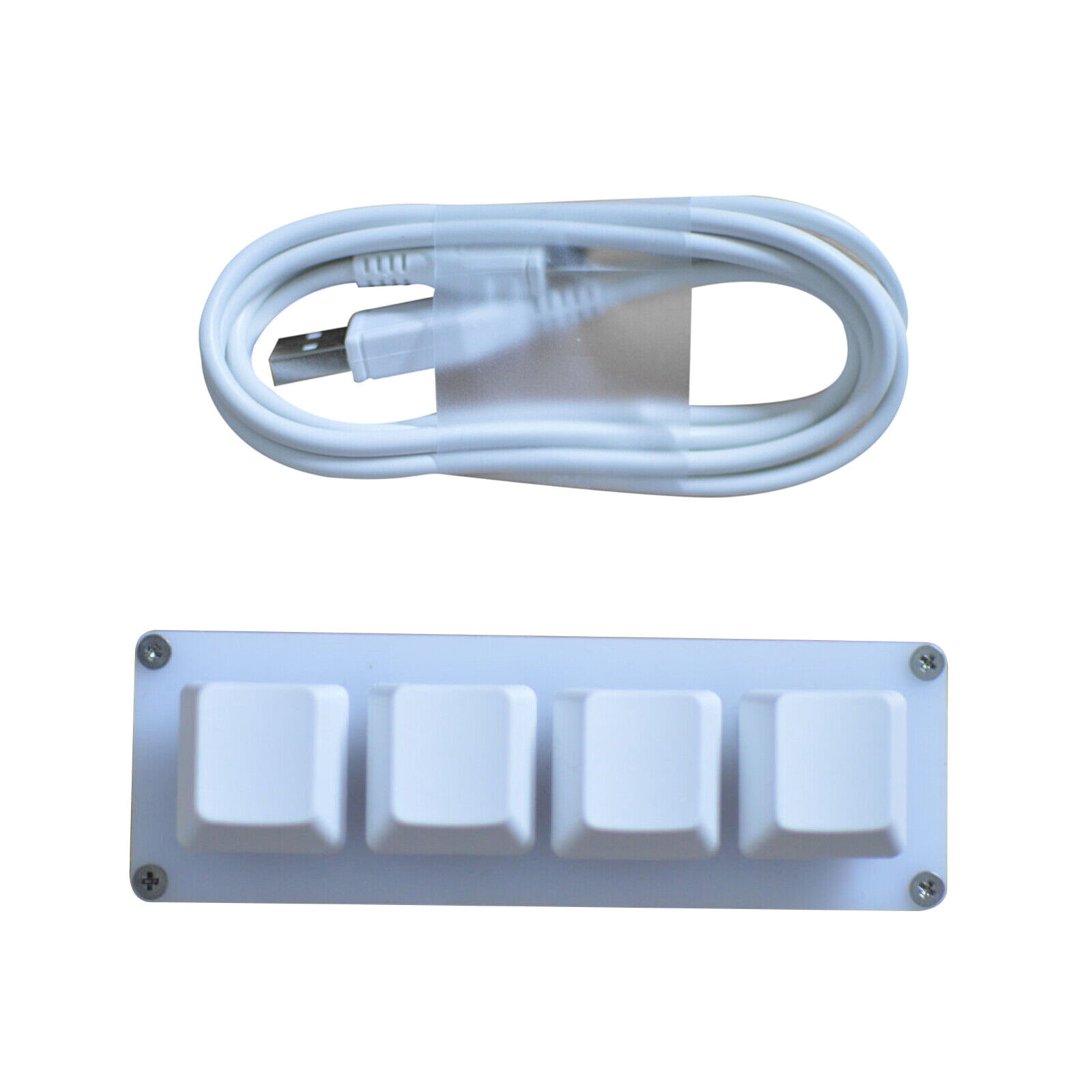 4-Key USB Mini Mechanical Keyboard DIY Custom Shortcut Macro Programmable Keypad