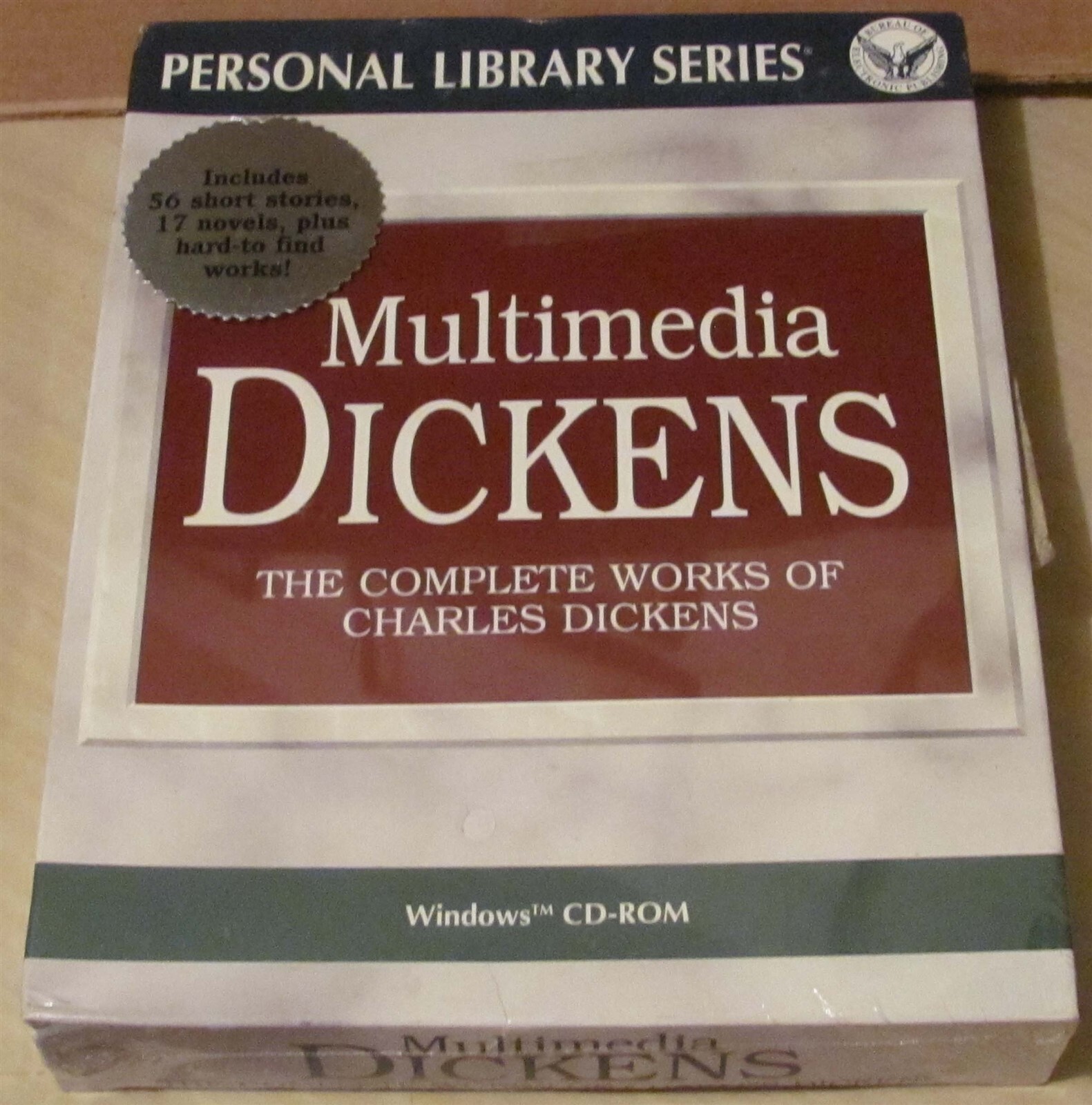 The Complete Works of Charles Dickens (Windows CD-ROM) (New & Sealed from 1996)