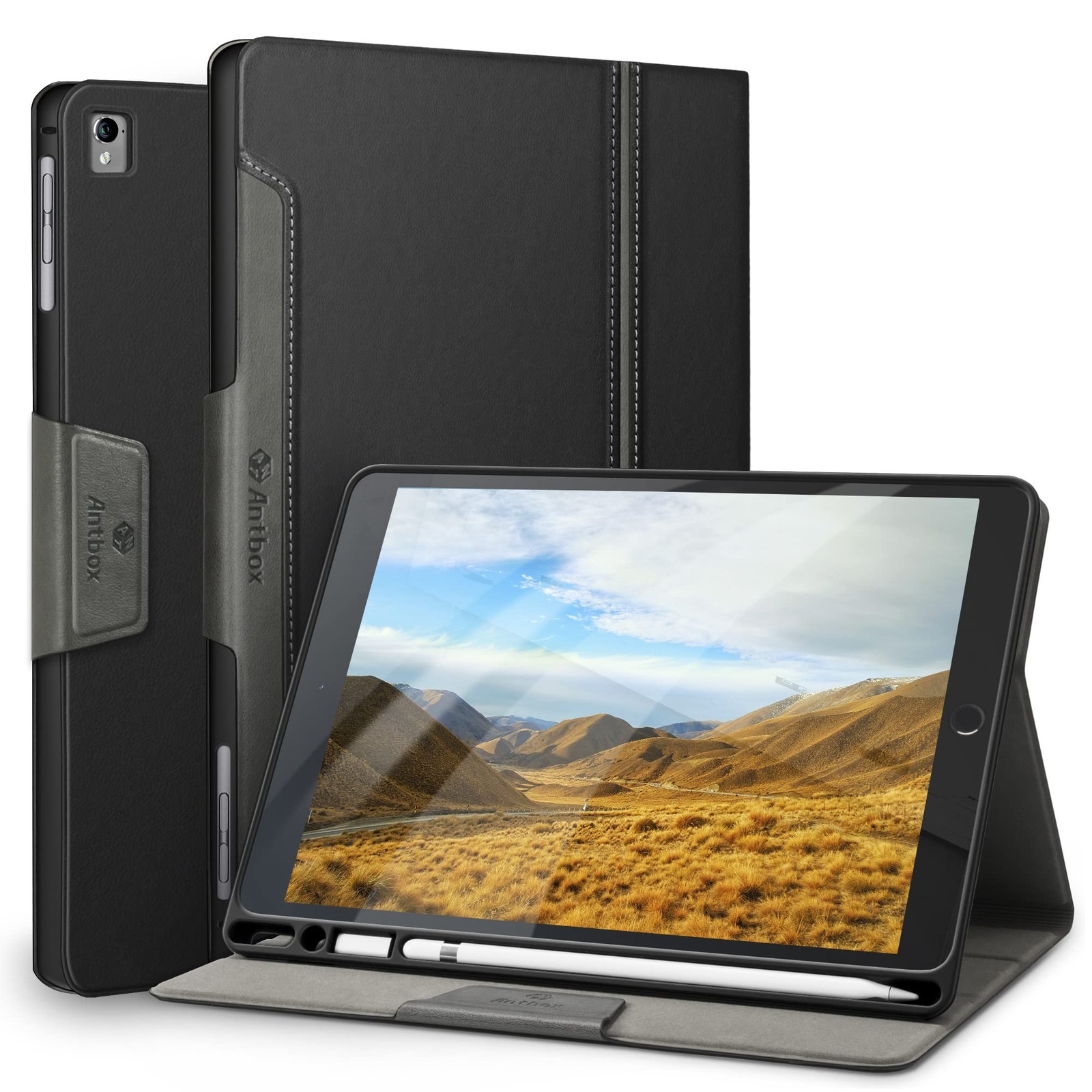 Antbox Case for iPad Air 2/iPad 6th/5th Generation(9.7'')/Pro 9.7''/Air Black