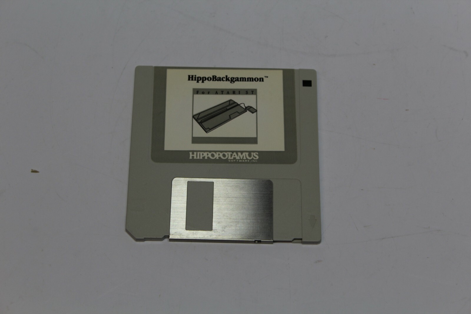 VTG Hippopotamus Software HippoBackgammon Atari ST 1985 UNTESTED AS IS