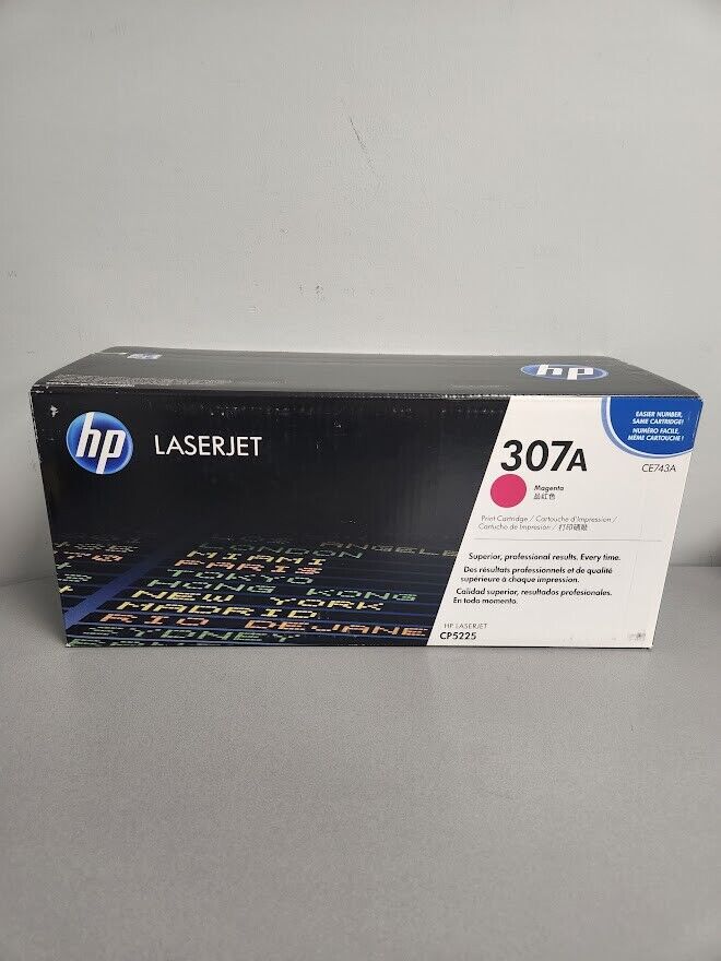 HP CE743A 307A Magenta Standard Yield Toner Cartridge Color LaserJet CP5225