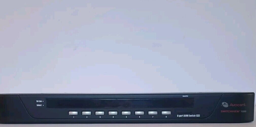 Avocent Switchview 1000 8SV1000 8-Port KVM Switch - No AC