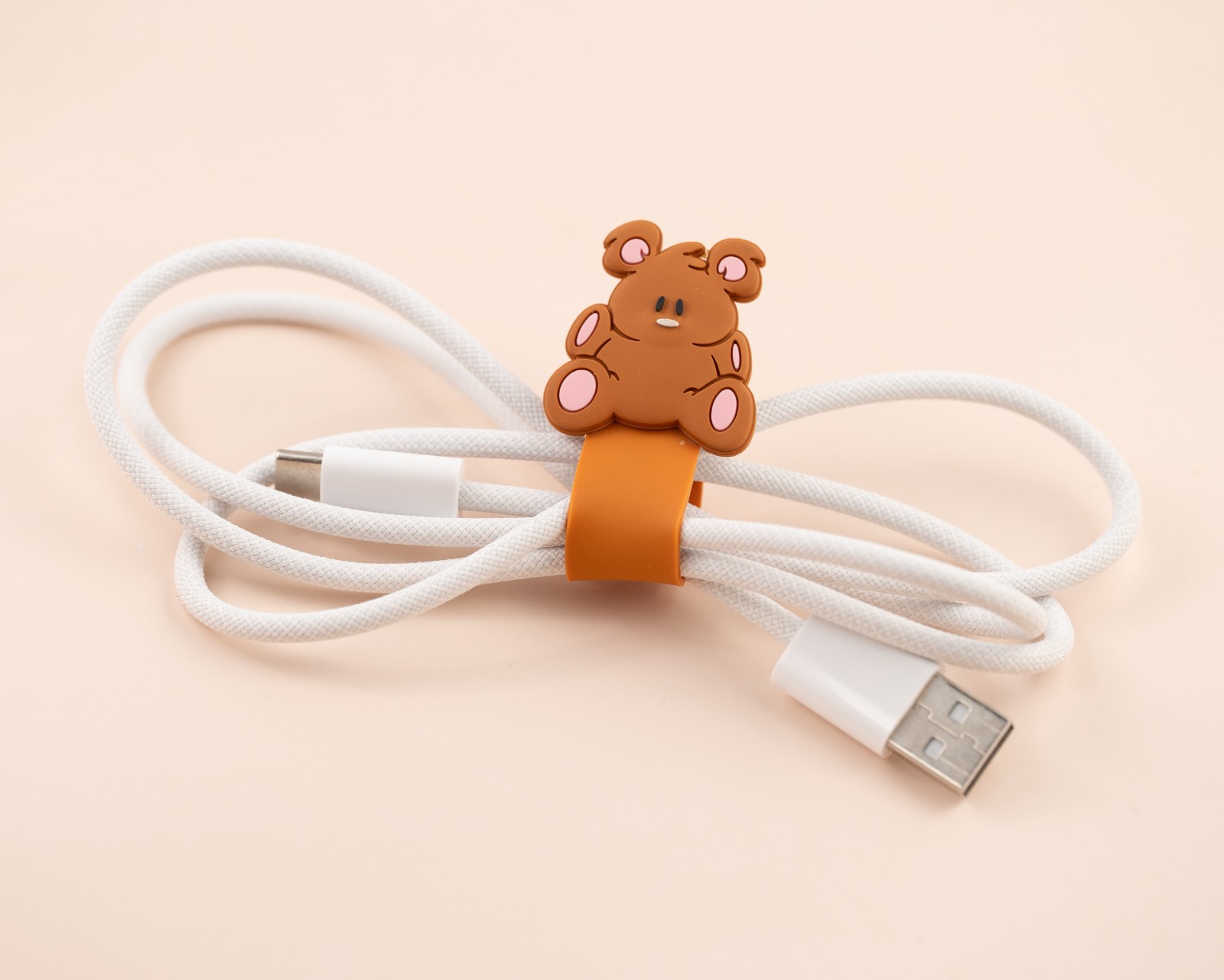 Garfield Pooky Cartoon Data Cable Storage Clip Travel Earphone Winding Organizer