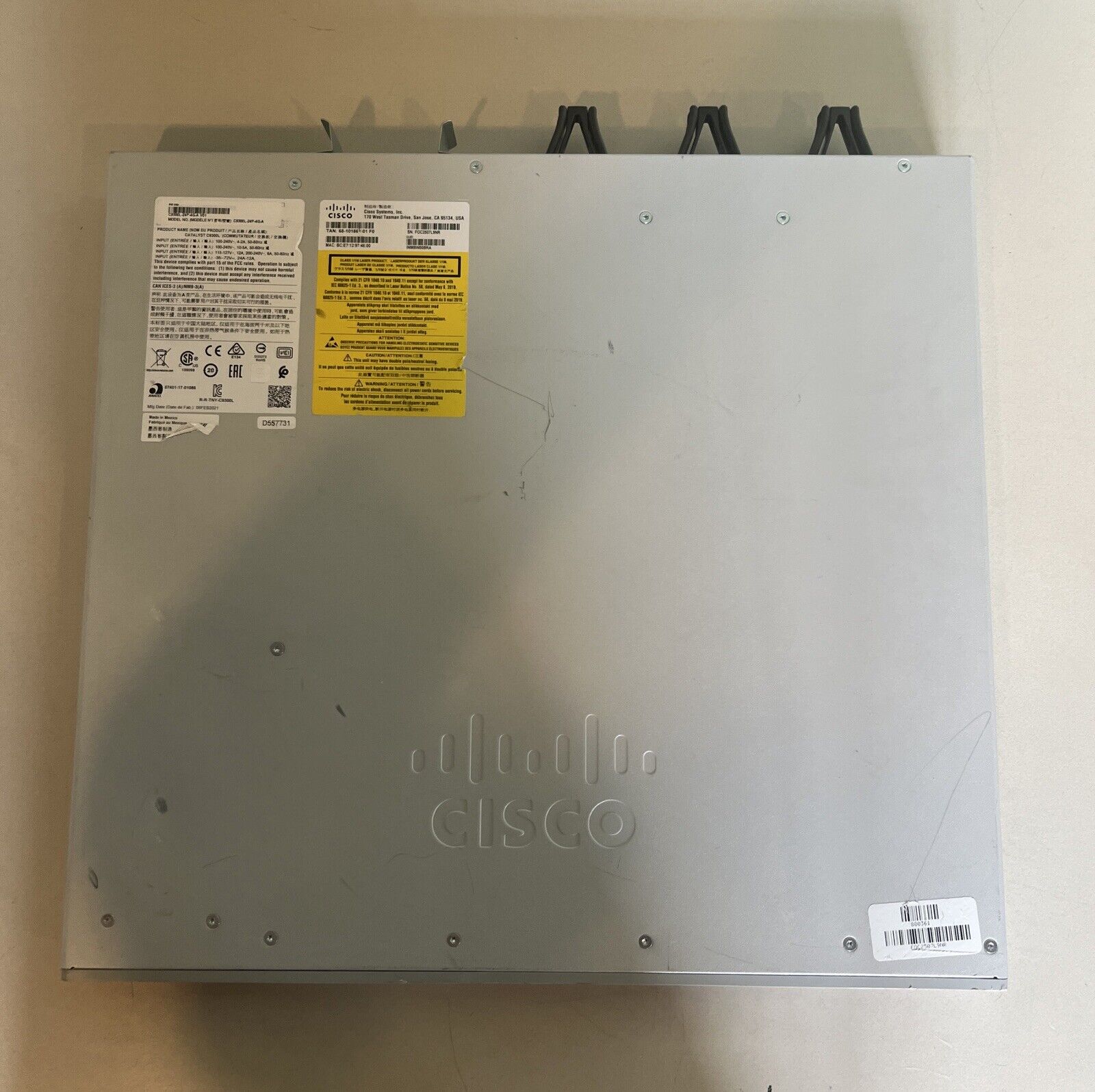 Cisco C9300L-24P-4G-A Catalyst 9300 24-Port PoE+ 4X1G