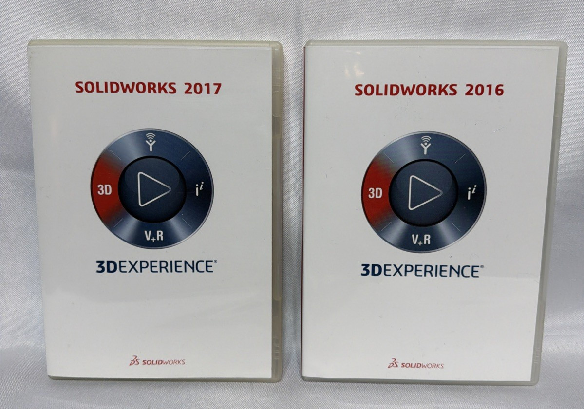 SOLIDWORKS 2016 & 2017 3D Experience 2 Discs 64-bit NO SERIAL/CD KEY