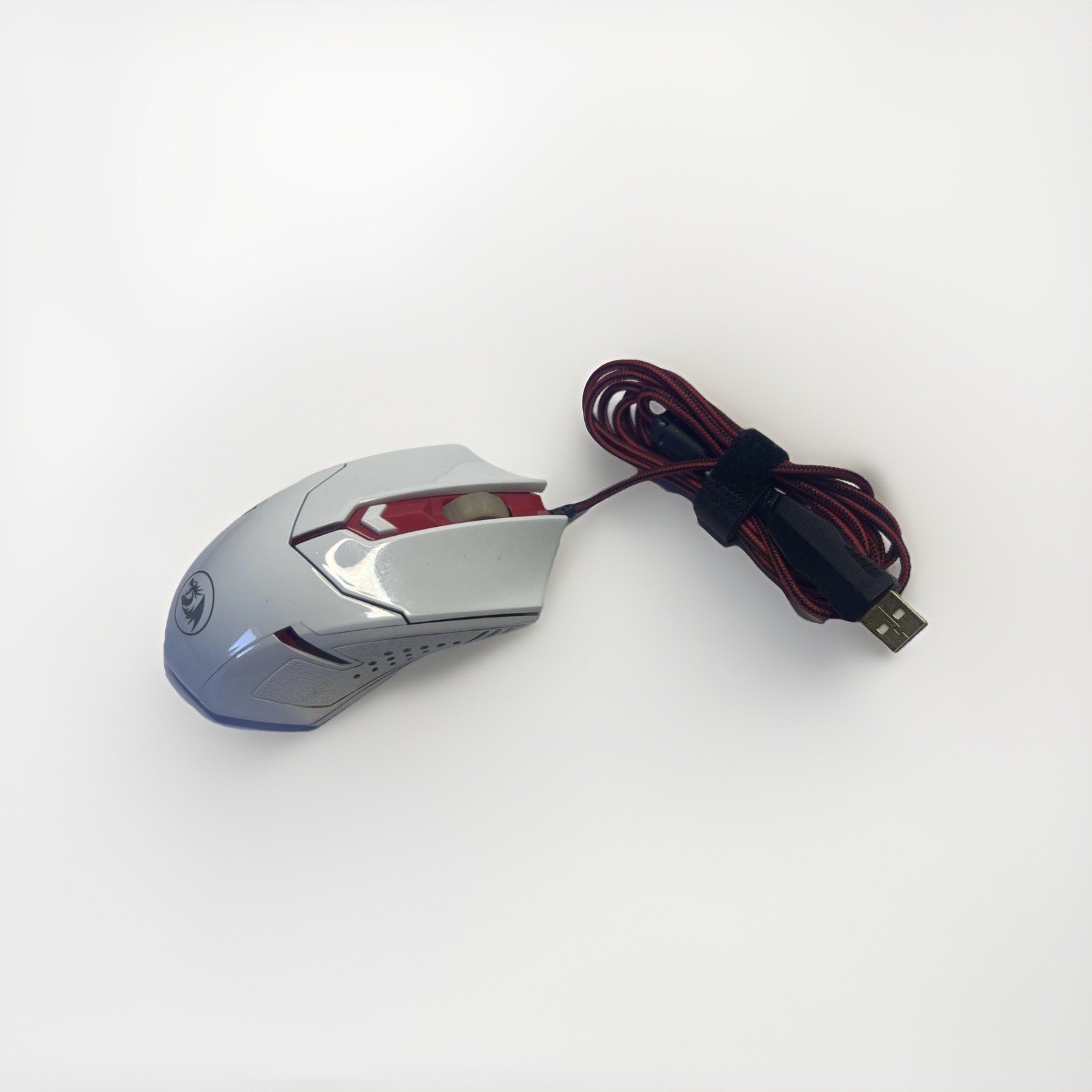 Redragon S101W Gaming Mouse WORKS RGB Red Dragon USB NO KEYBOARD