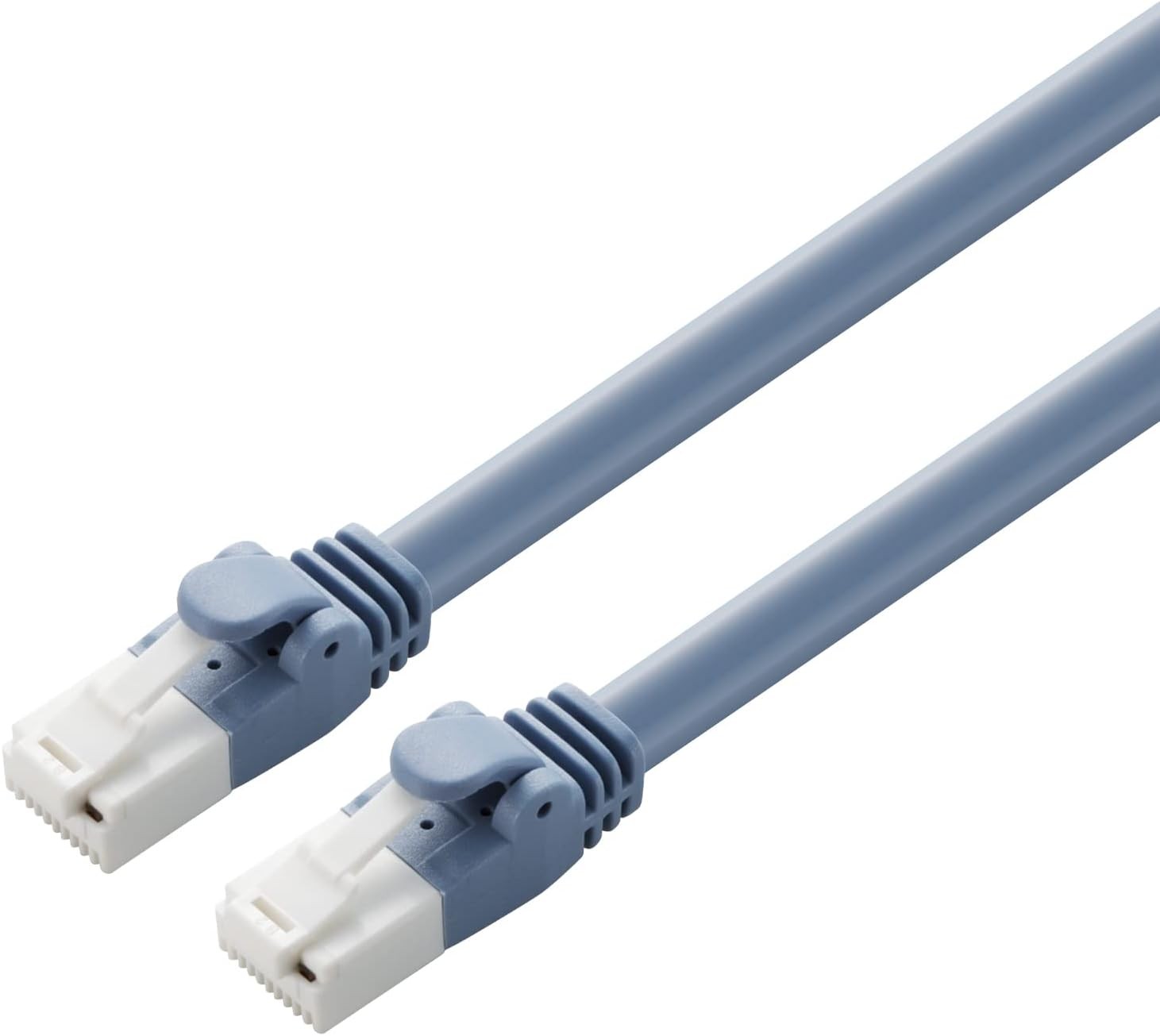 ELECOM CAT6A LAN Cable, 1.5m, with Anti-Break Connector, Standard Blue, LD-