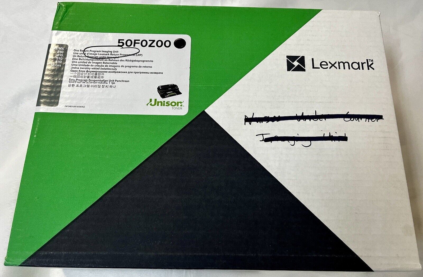 Genuine Lexmark 50F0Z00 Imaging Unit MS/MX 310 410 510 610 Series Unison Toner