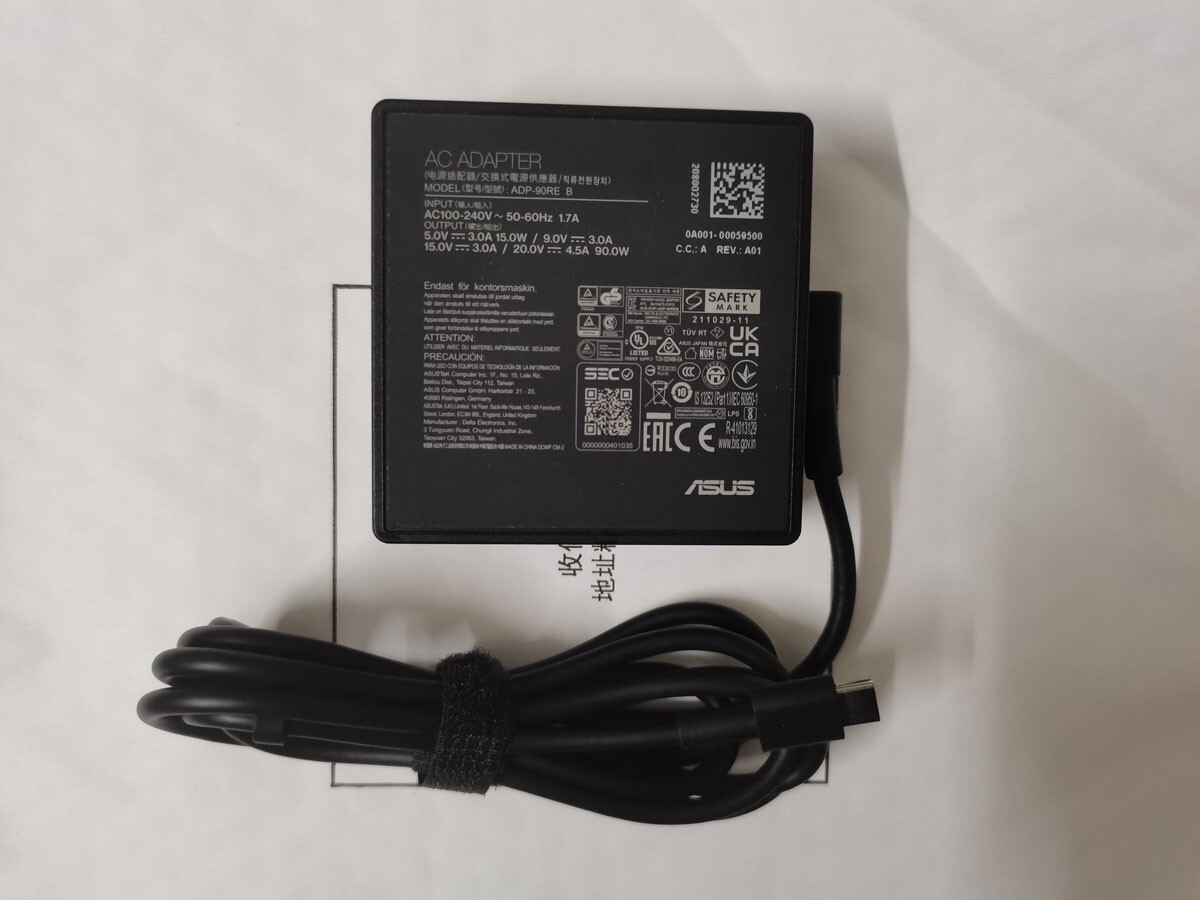 20V 4.5A For ASUS Vivobook S14 OLED K3402Z ADP-90RE B TYPE-C 90W AC Adapter OEM