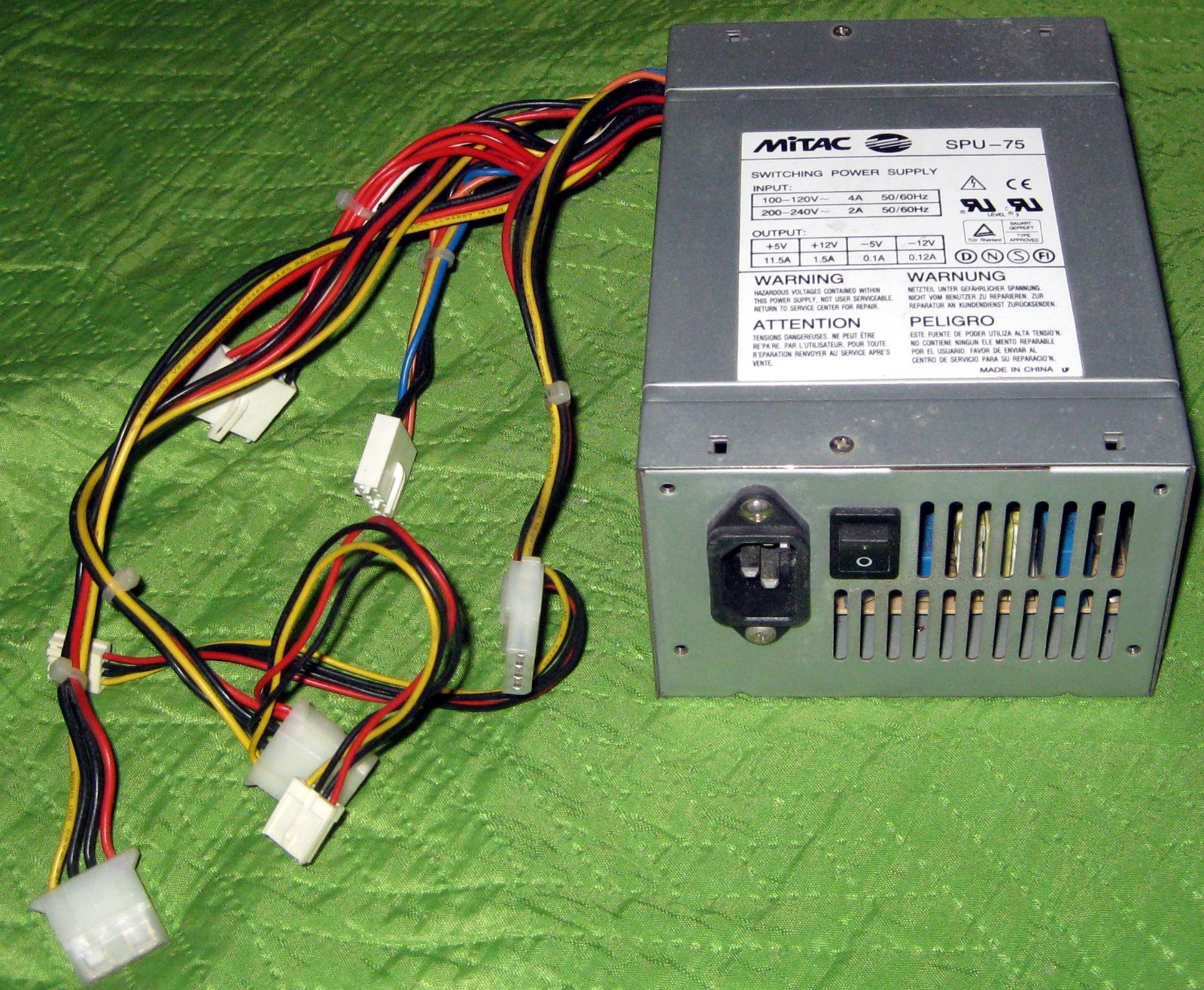 MITAC SPU-75 75W Switching Power Supply- replace with COMPAQ 304231-001