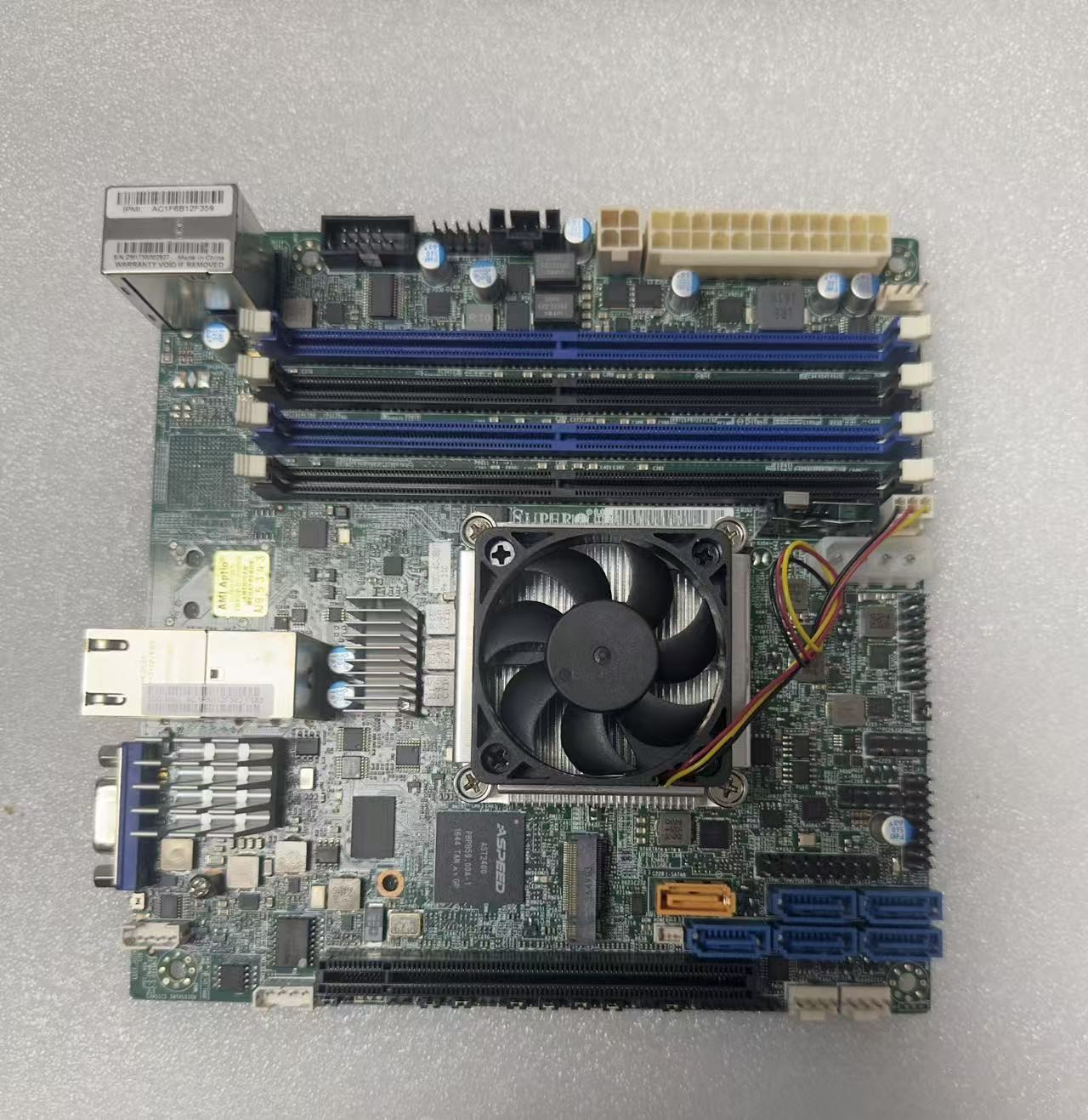 Supermicro X10SDV-4C-TLN2F ITX Motherboard XEON D1521 Dual 10Gigabit network por
