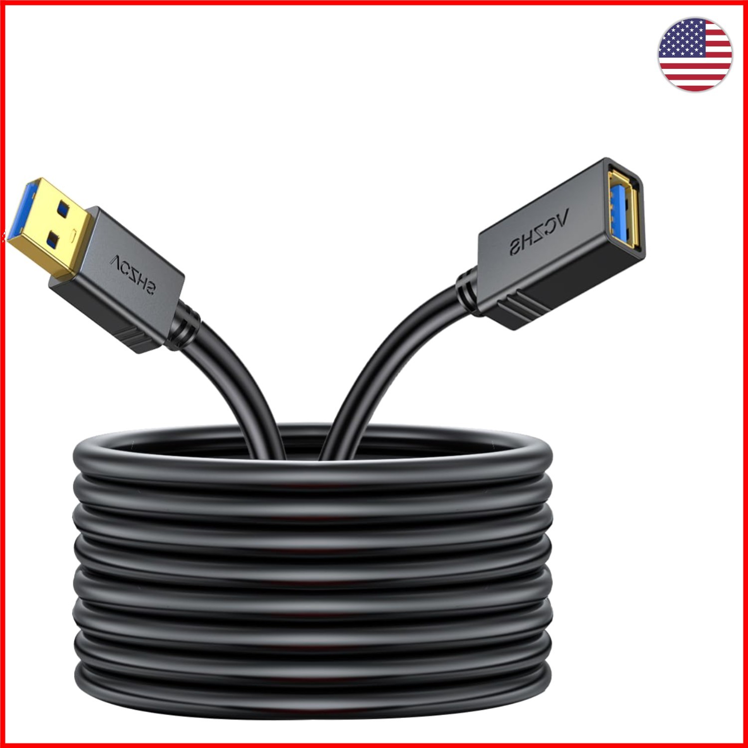 20 FT Heavy-Duty USB 3.0 Extension Cable for Reliable High-Speed Connections