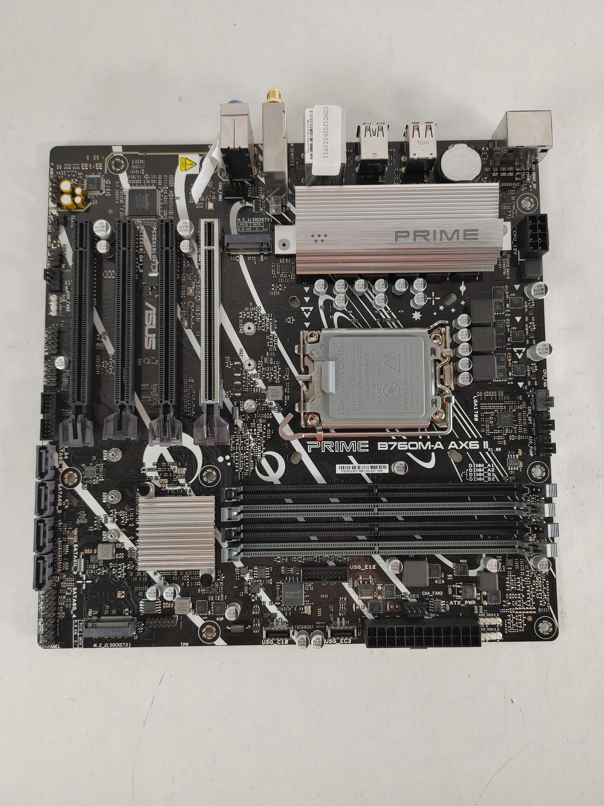 Asus PRIME B760M-A AX6 II Intel LGA 1700 DDR5 Desktop Motherboard