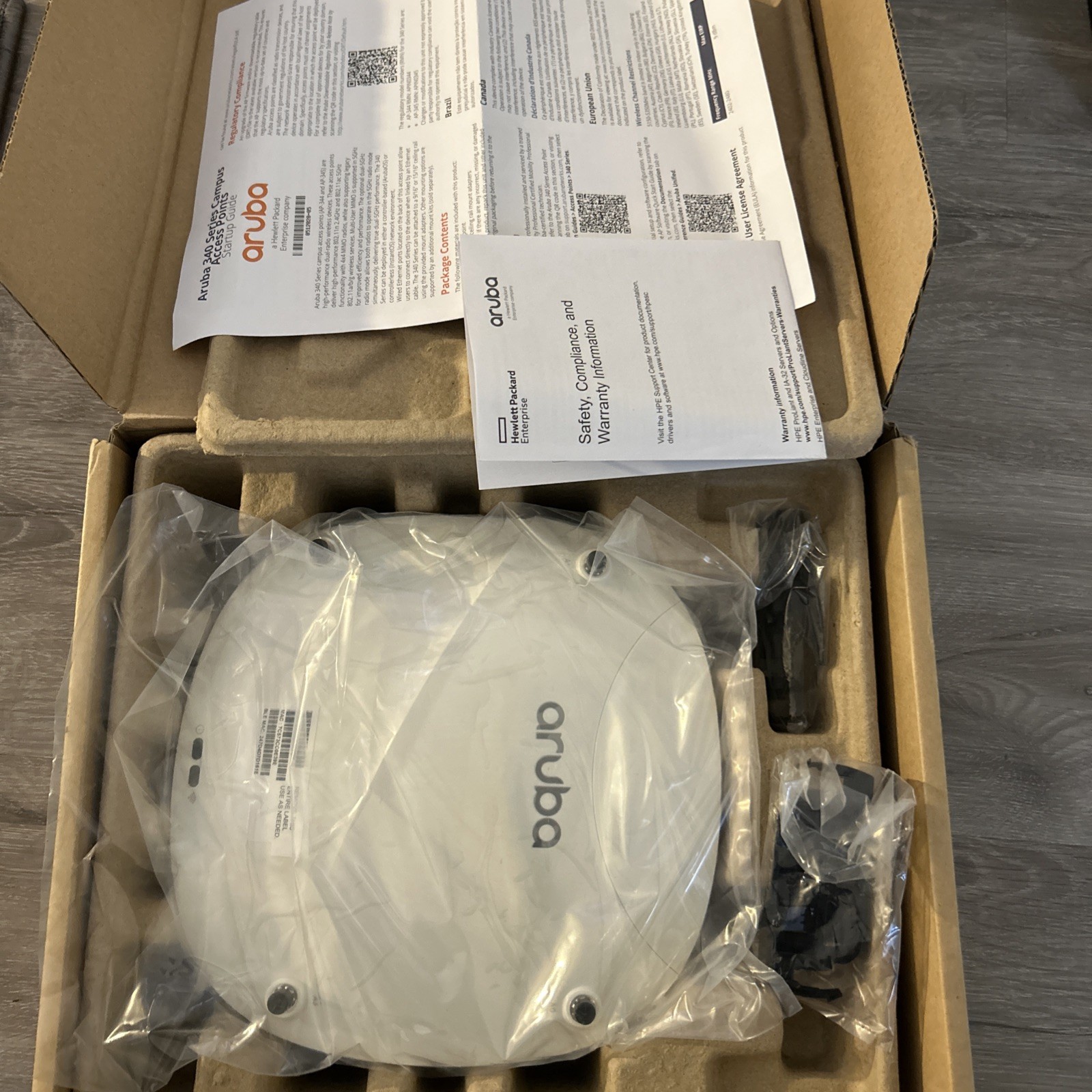 HPE JZ023A Aruba AP-344 (US) Wireless Access Point APIN0344 (E4-A2)