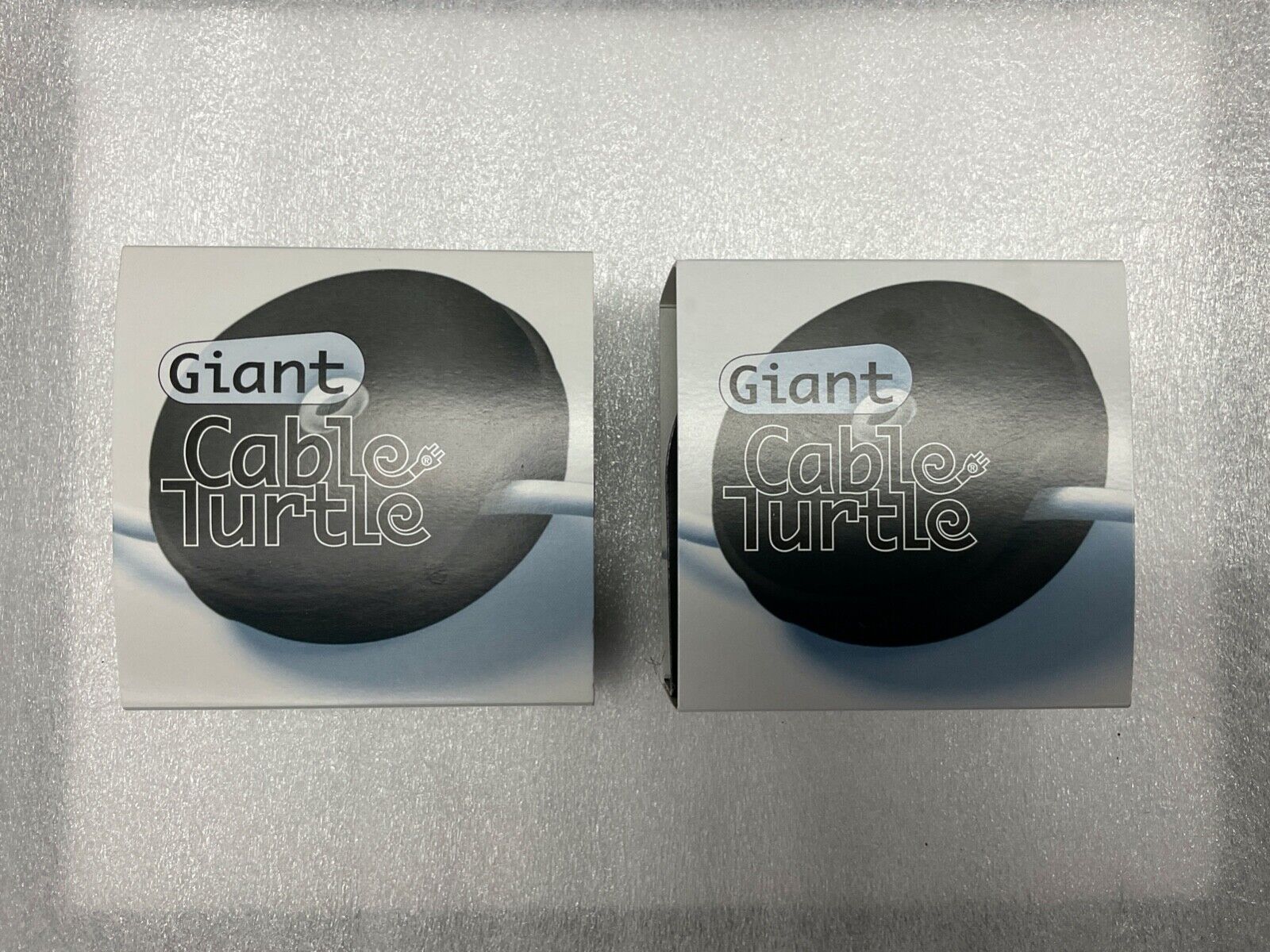 TWO Pack - Genuine CLEVERLINE GIANT CABLE TURTLE Cable Organizer - Brand New
