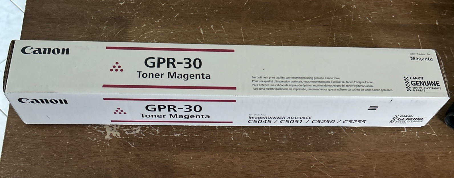 Canon Authentic GPR 30 Toner Magenta - NEW