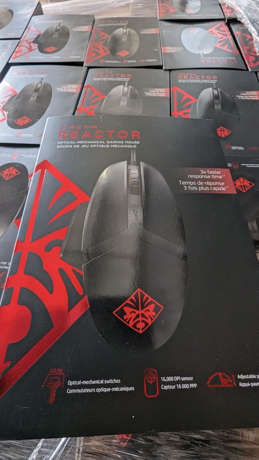 HP OMEN Wired USB Gaming Reactor Mouse - Black