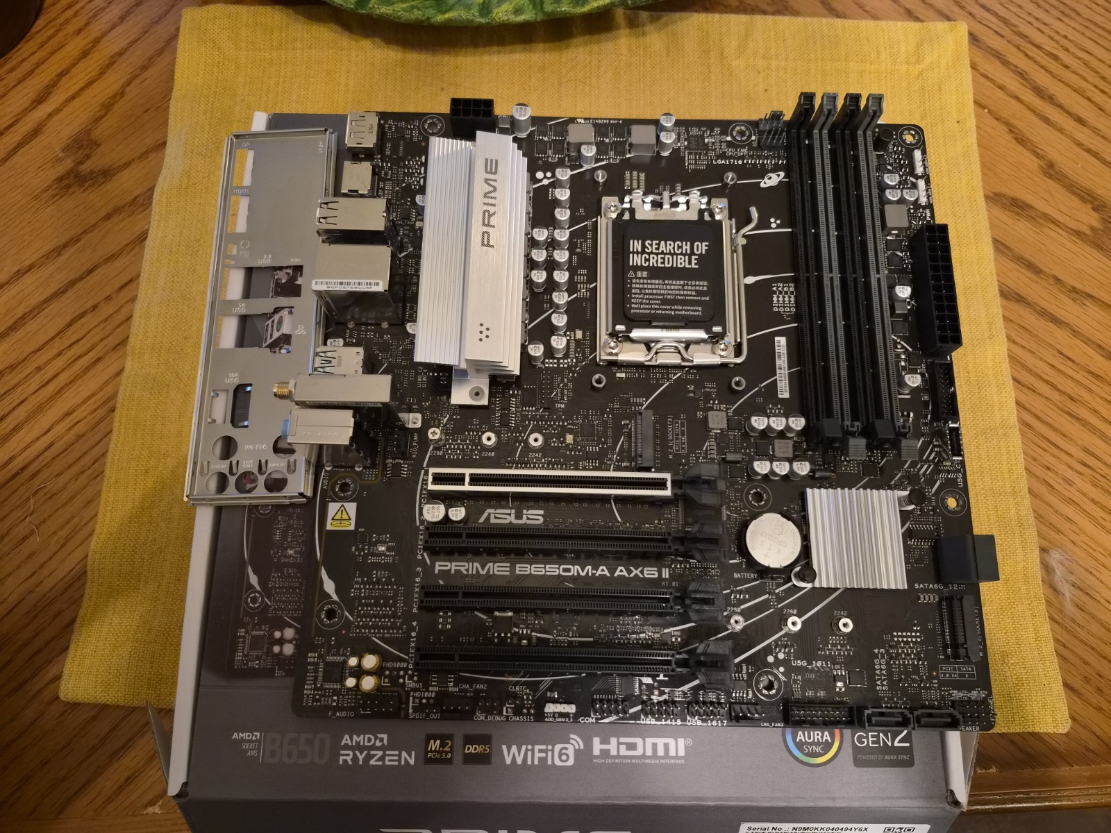 Asus Prime B650M-A AX6 AM5 ATX AMD DDR5 Motherboard 