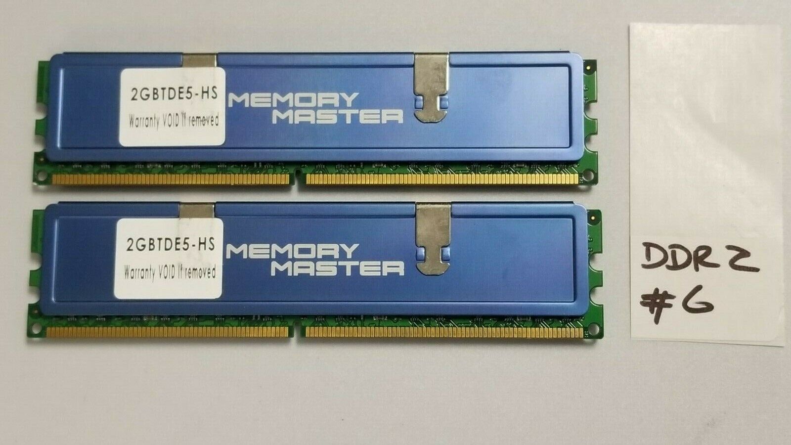 Memory Master 4GB (2x2GB) Kit, 800 MHz DDR2 SDRAM Desktop Memory #6