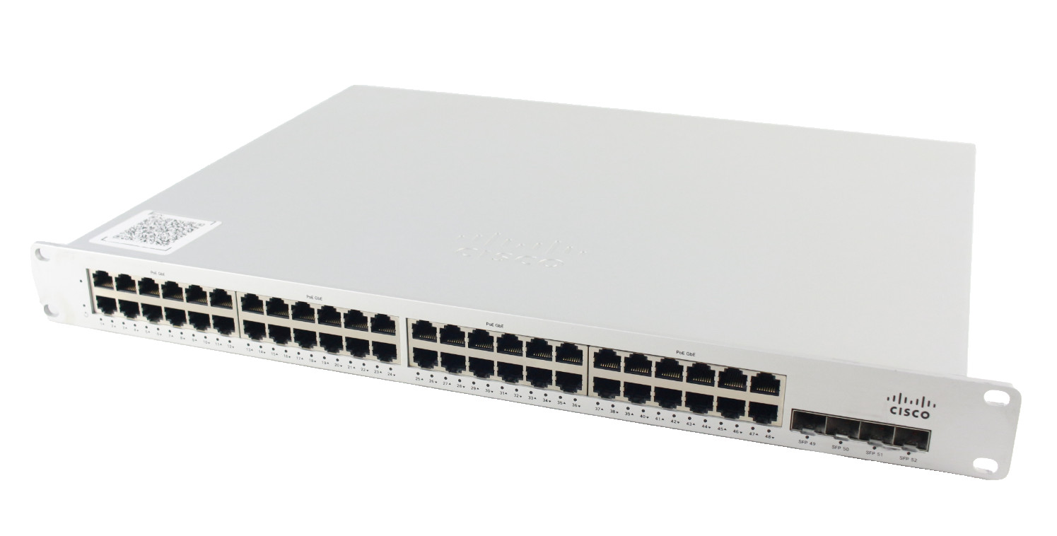 Cisco Meraki MS210-48LP 48-Port Gigabit PoE Cloud Managed Switch UNCLAIMED (BH)