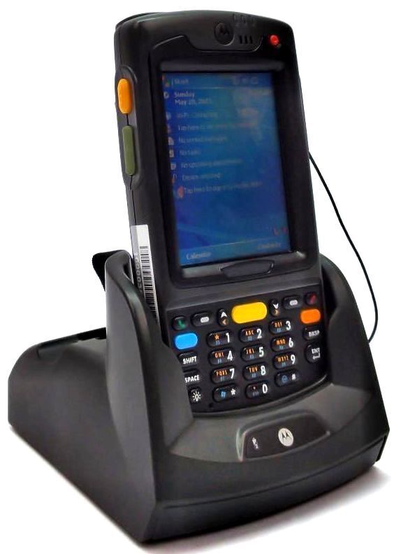 Motorola MC7090 Mobile Computer Scanner MC7090-PK0DJRFA7WR + Charging Cradle