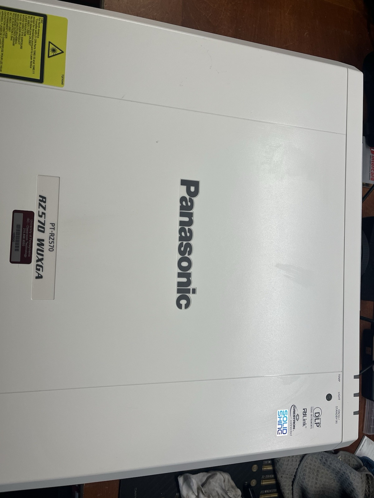 Panasonic PT-RZ570 5400 Lumen Laser DLP Projector (Excellent Condition)