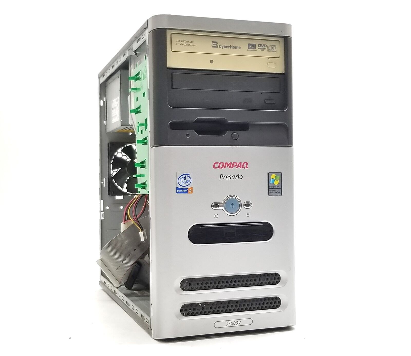 Vintage Compaq Presario S5000V Pentium 4 2.5GHz 1GB RAM NO/HD Retro PC Desktop