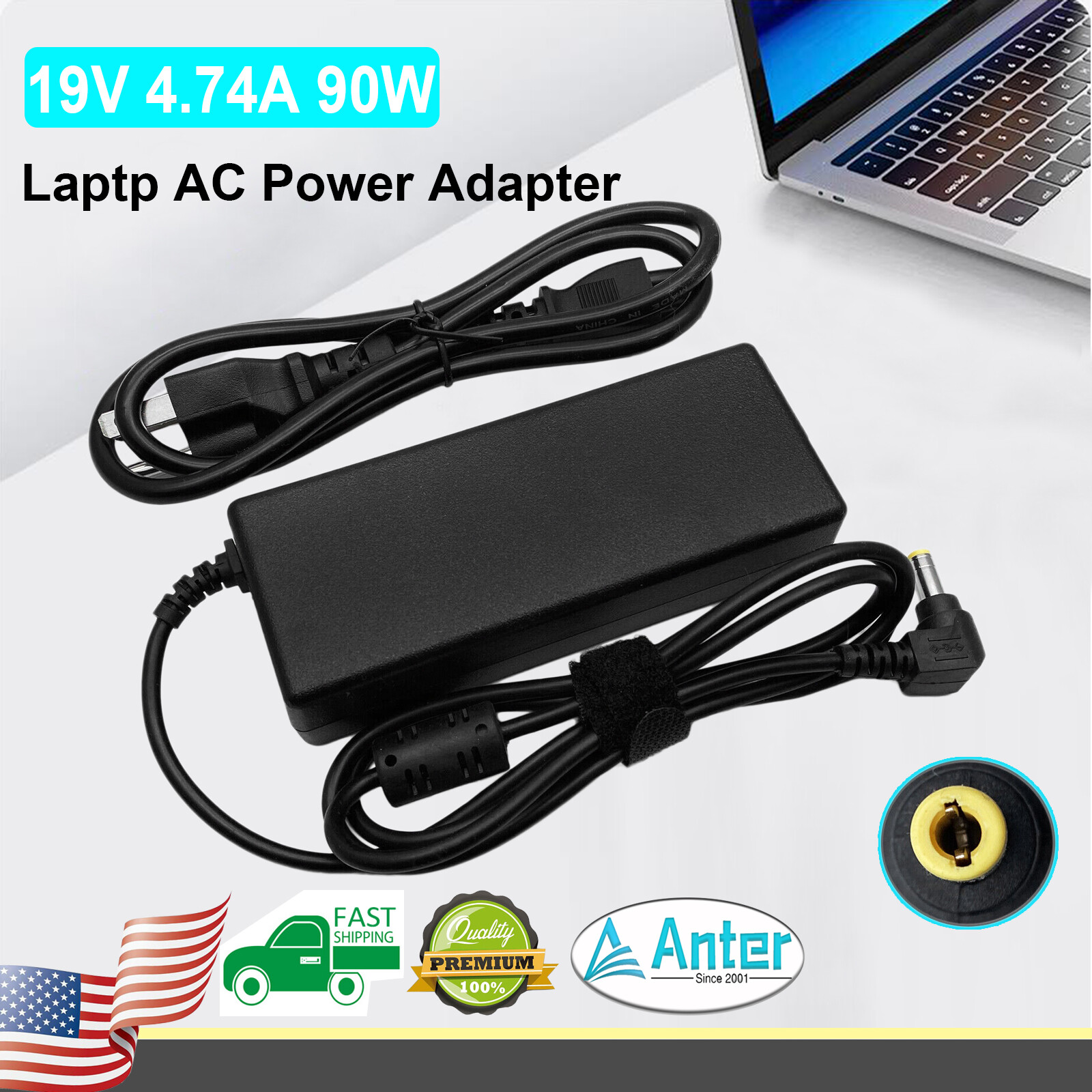 AC Adapter Charger for Asus VivoBook q502la-bbi5t12 s500c ZenBook Laptop Power