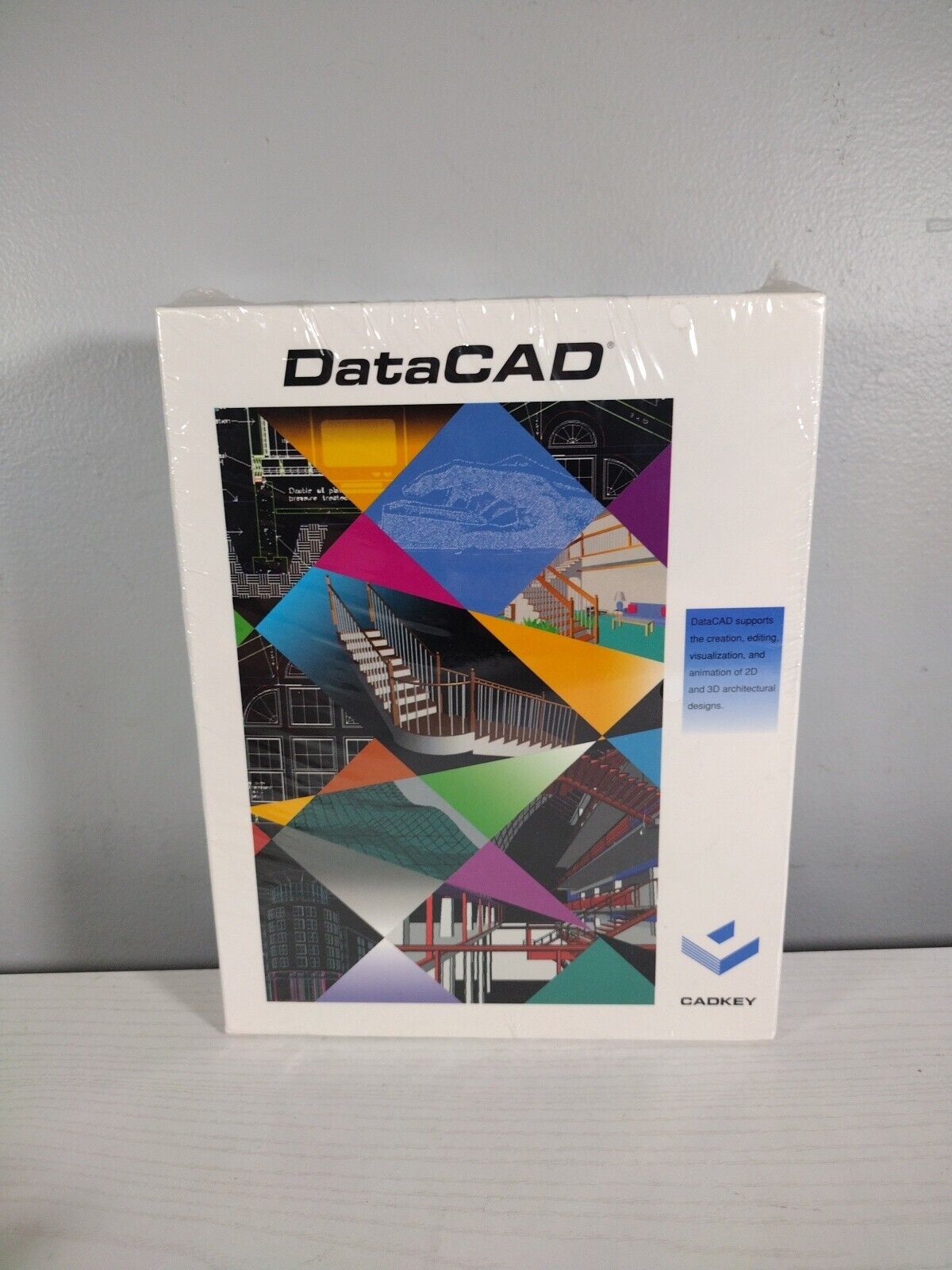 DATACAD Cadkey IBM 1994 Cad *CD* Software Complete BRAND NEW SEALED VTG