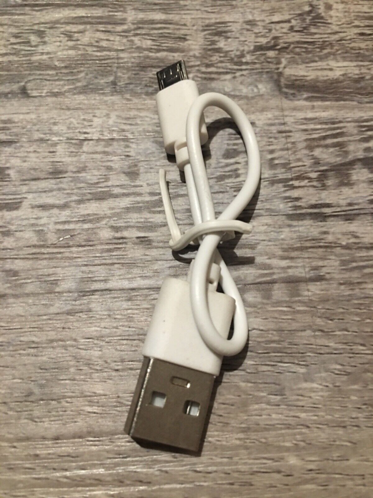 6 inch Extra Short USB 2.0 A Male to Micro-B Male Cable for Android White Color
