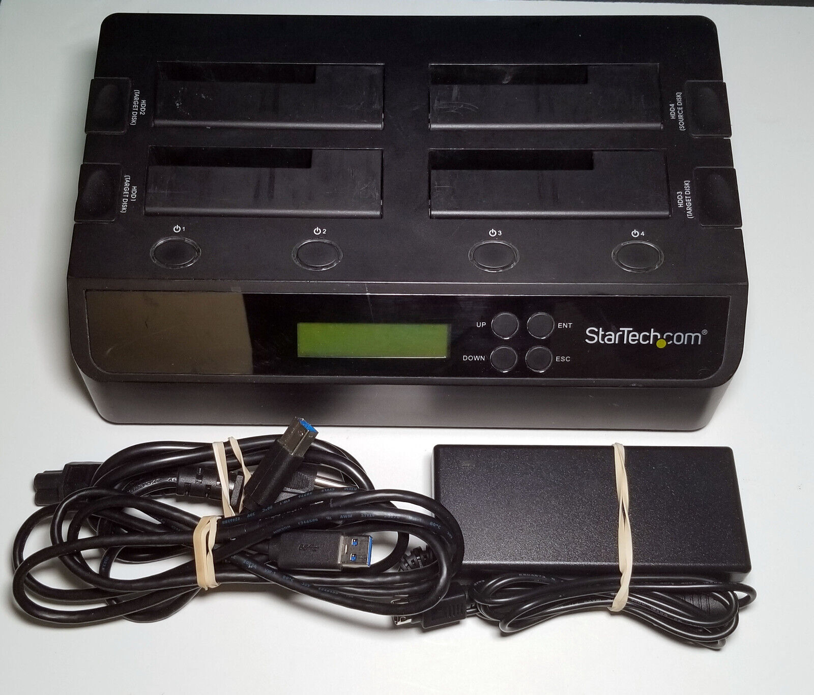 StarTech.com 4 Bay USB 3.0 SATA Standalone 1:3 HDD Hard Drive Duplicator