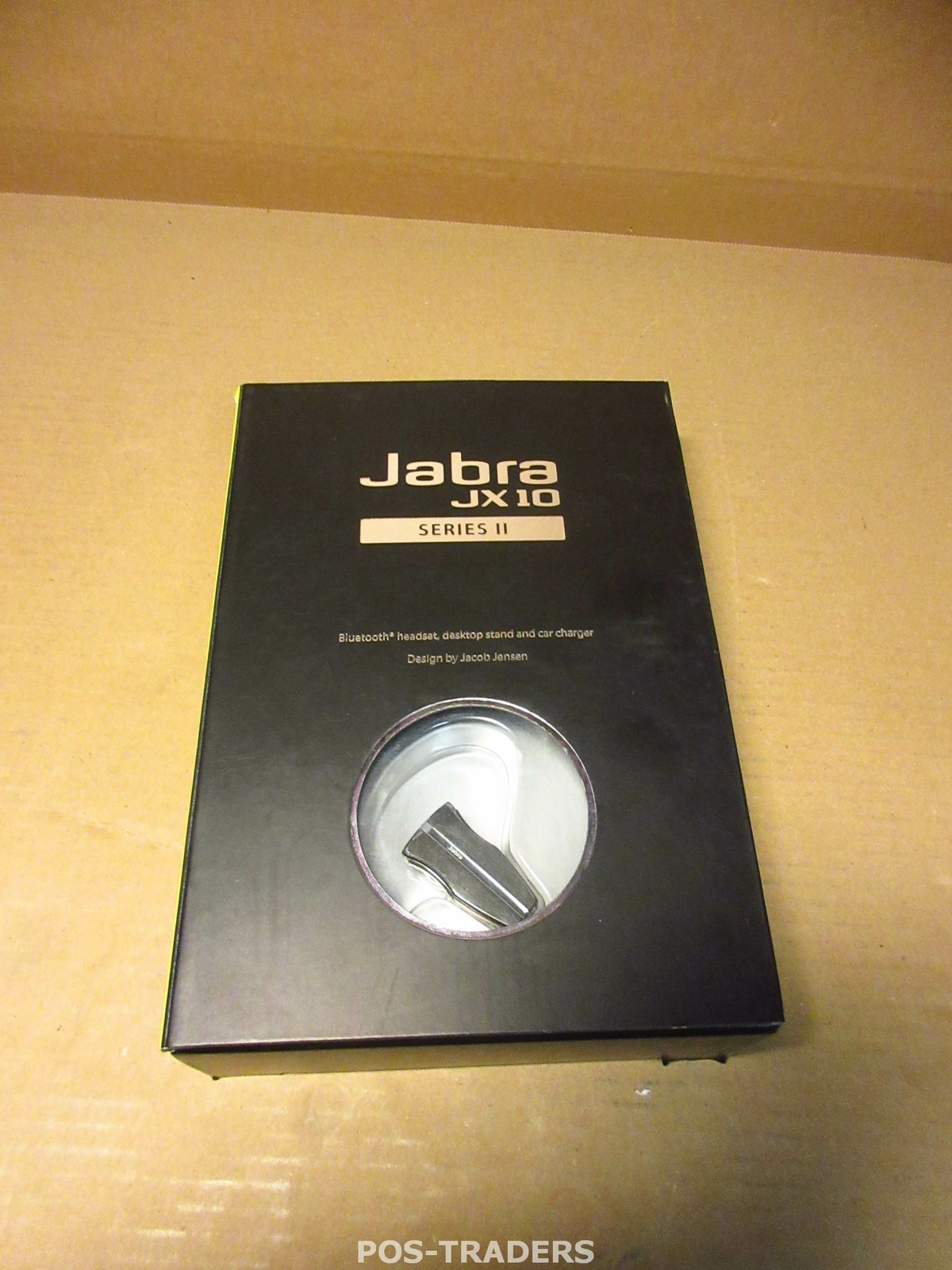 Jabra JX10 Series II Wireless Bluetooth Headset Black Stand + Car Charger - NEW
