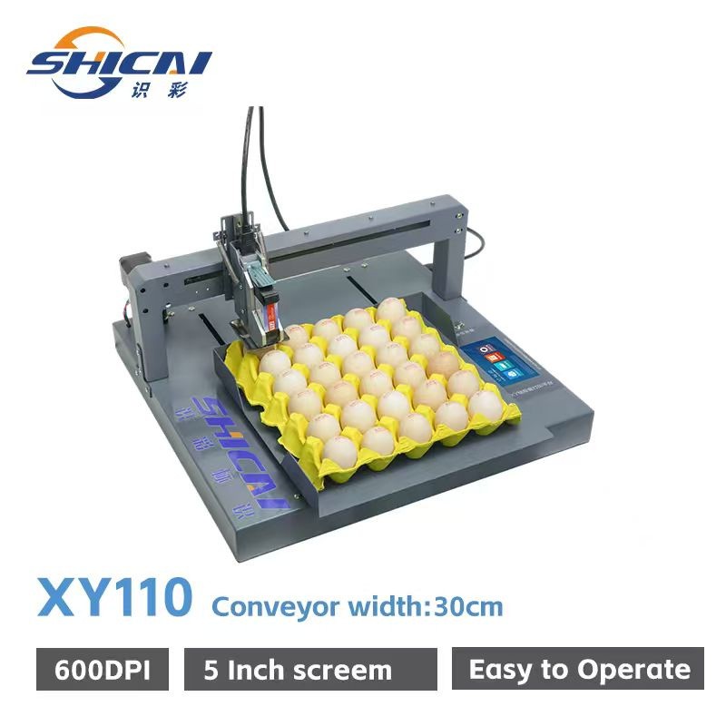 Egg Tray Inkjet Printer for Printing Date Code and Batch on the Farm Eggs
