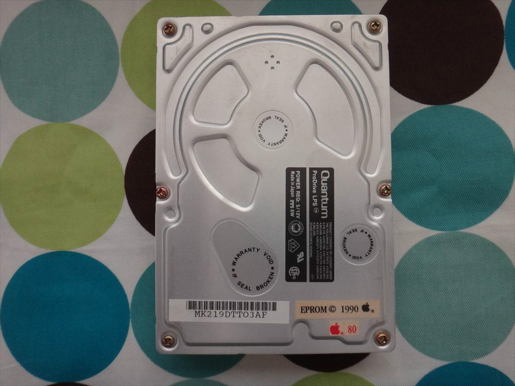 Apple Quantum ProDrive 80MB 3.5" OEM Internal Hard Drive SCSI Mac Vintage