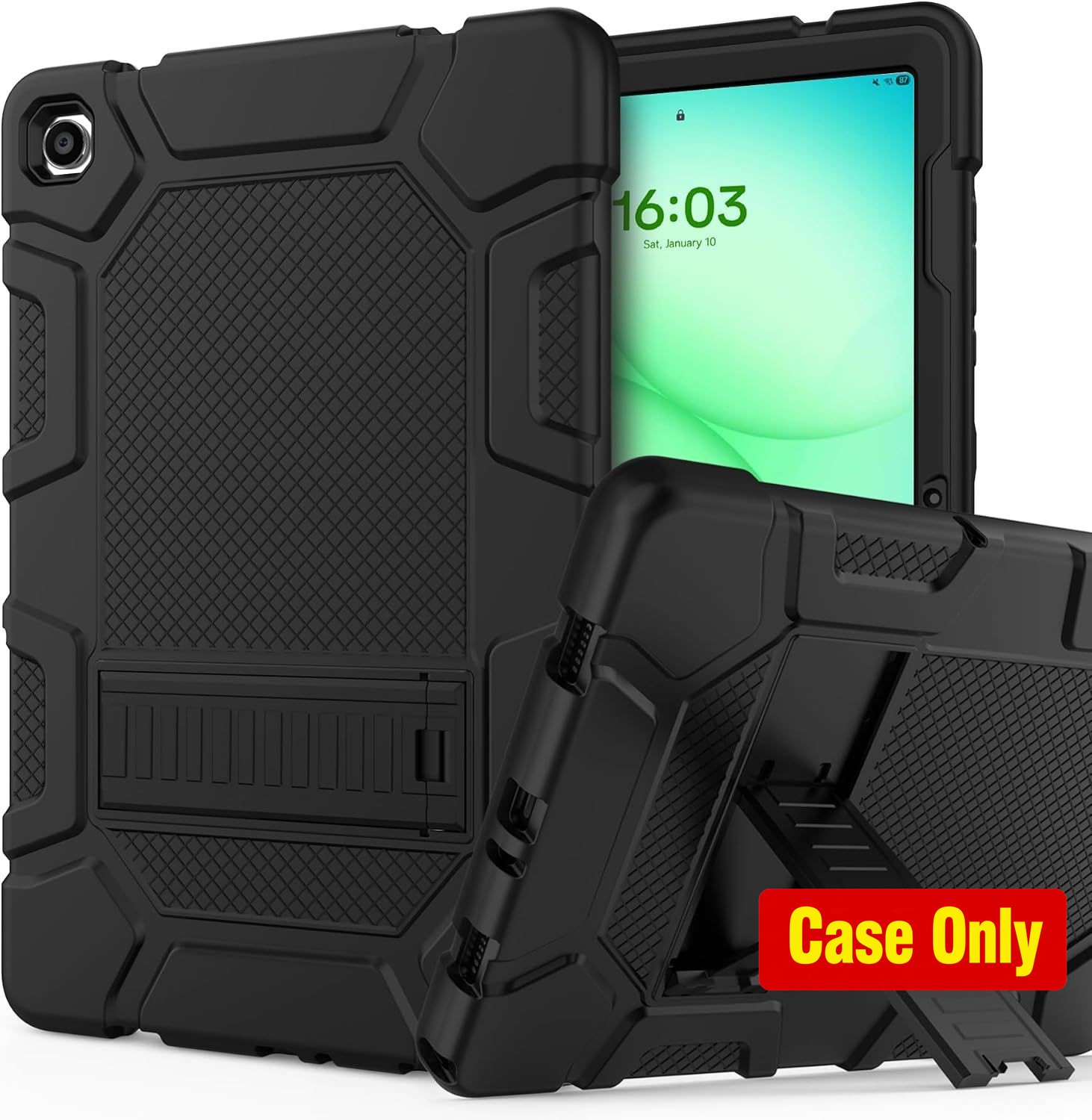 Rugged Shockproof Case for Samsung Galaxy Tab A11+ 11", 3-Layer Heavy Duty Cover