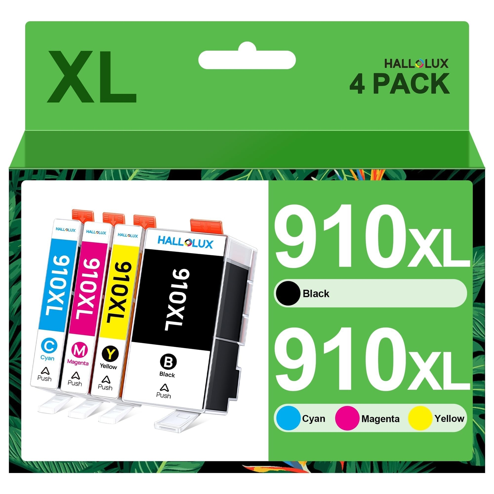 HALLOLUX 910XL Ink Cartridges for HP Printers for HP 910 XL 910XL Ink Cartrid...