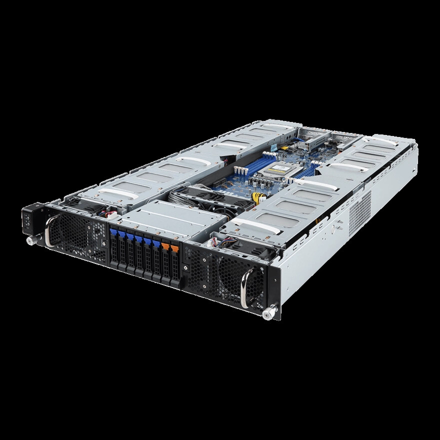 5"/EPYC Gigabyte G292-Z20 Server 8X2.7543 32C 3.7GHz/256G RAM