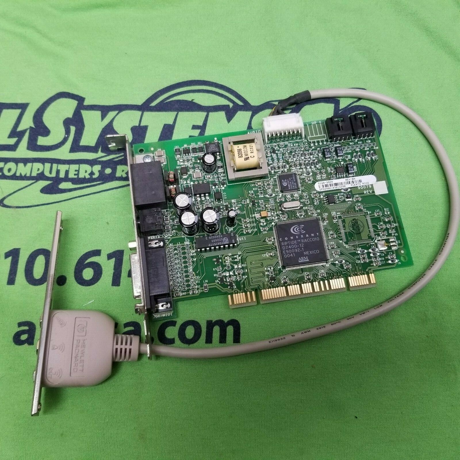 HP AUDIO/FAX/MODEM/JOYSTICK CONTROLLER CARD - 5184-3924 