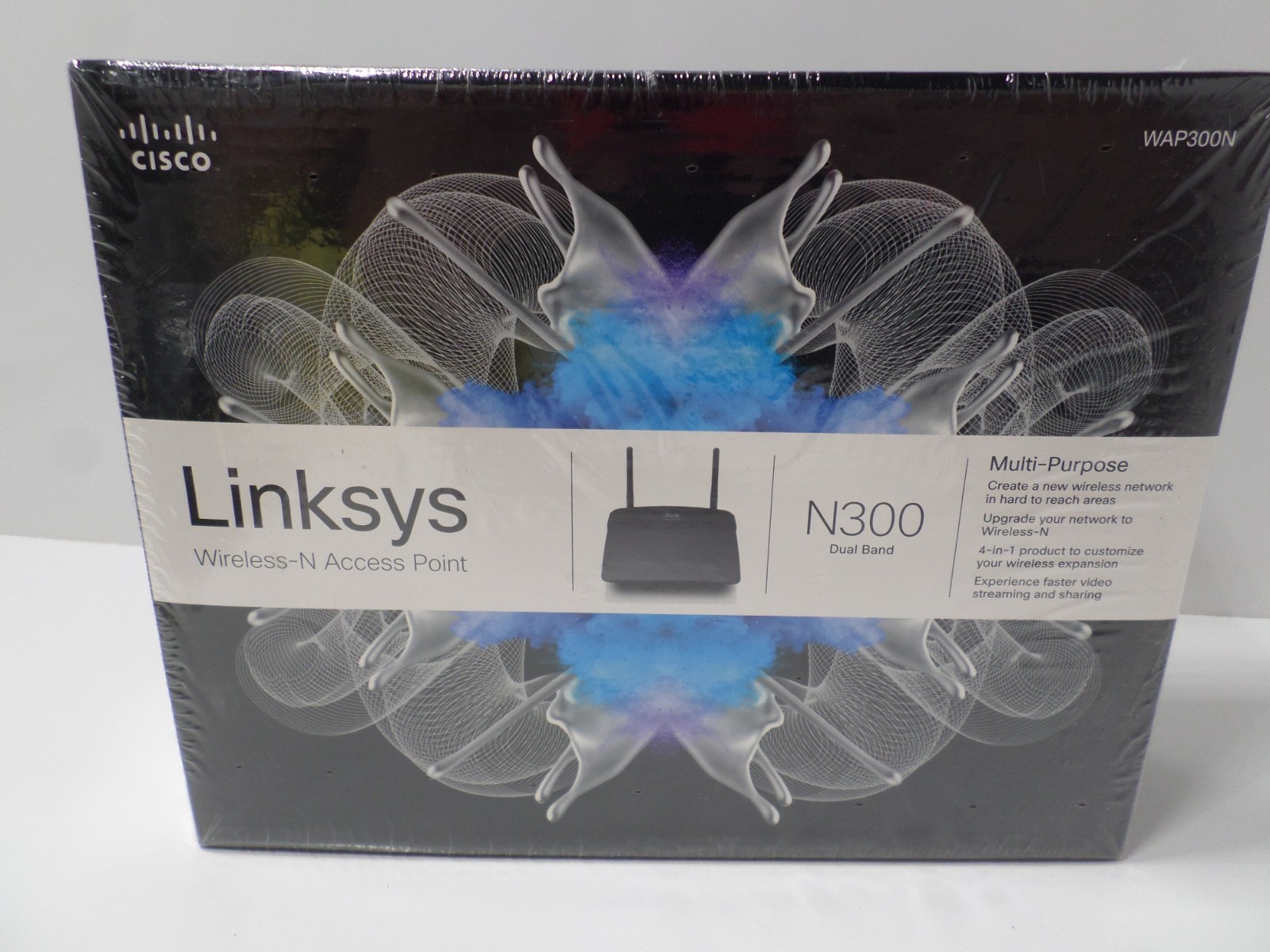NEW SEALED Linksys N300 Dual-Band Wireless-N Access Point WAP610N Cisco