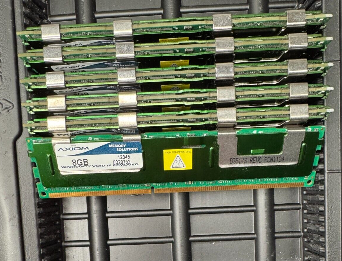 Axiom D35173 8GB DDR3 1066Mhz 240 Pin ECC Server Memory Tare DIMM