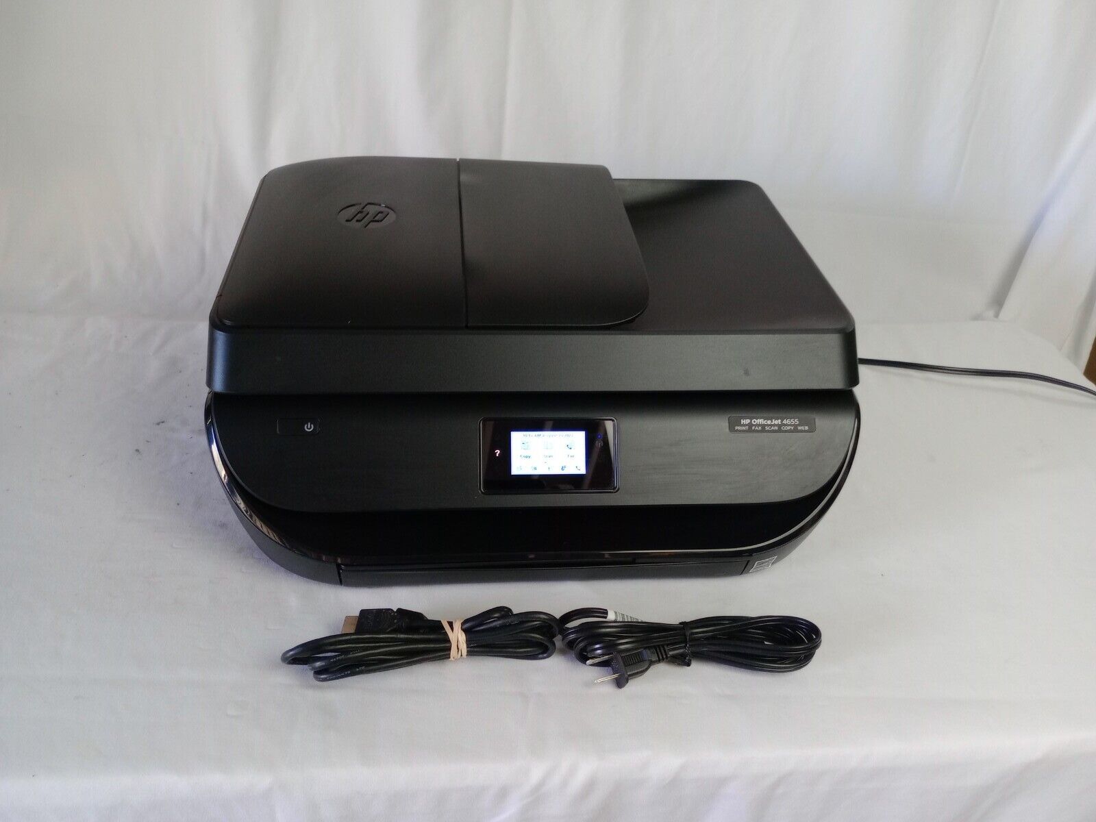 HP OfficeJet 4650 All-in-One Printer Tested Works Low Pages Printed.