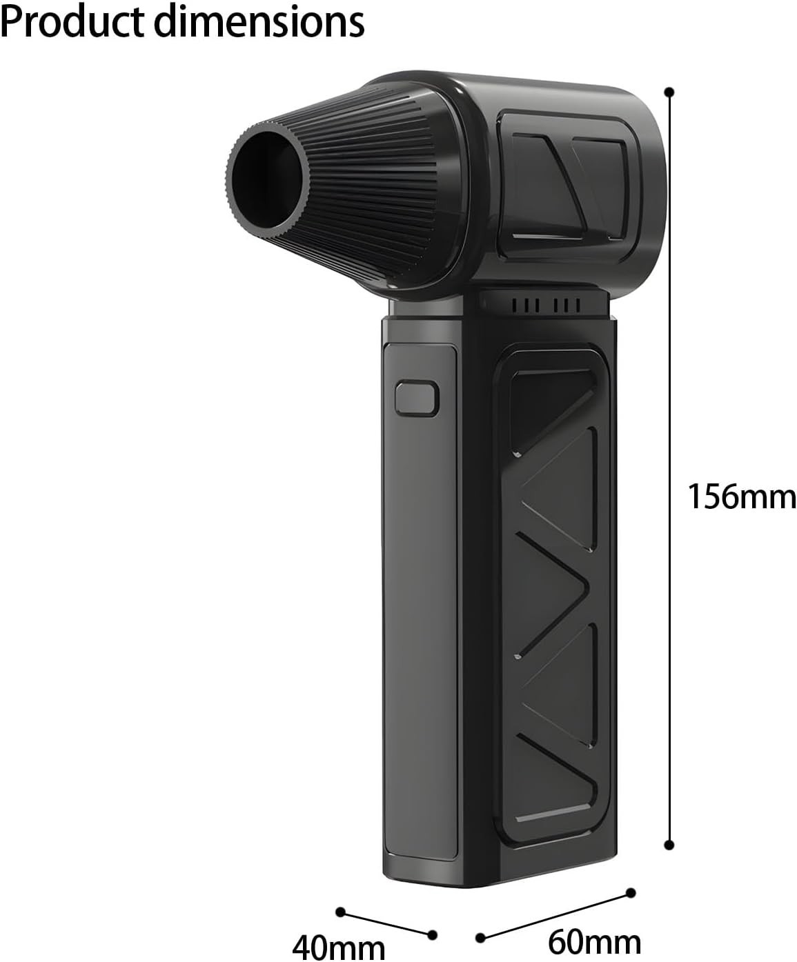 Compressed Air Duster 130000RPM Powerful Electric Air Duster Black NEW