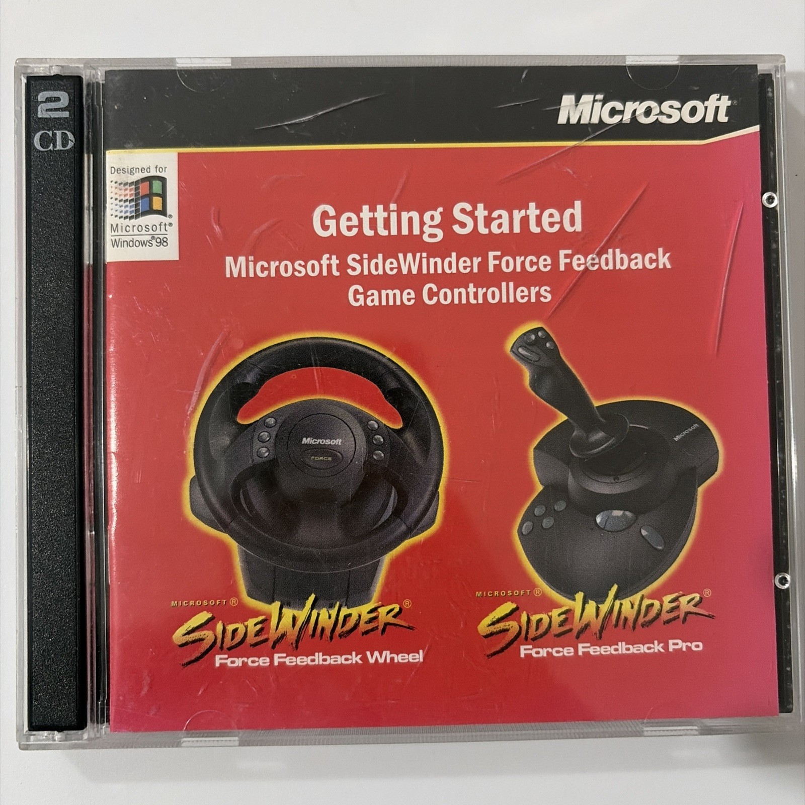 Side Winder Force Feedback Getting Started Microsoft Cd Two Games Included
